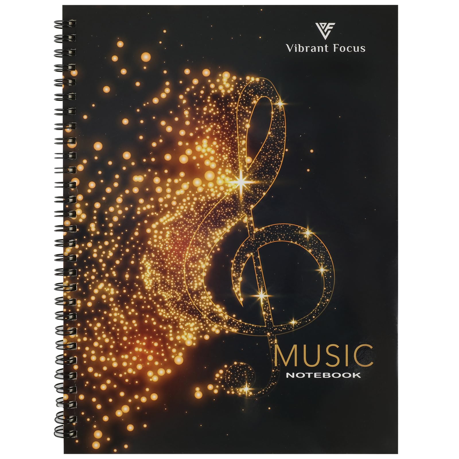 Manuscript Paper Notebook - 100 Pages Blank Staff Sheet Music for Piano, Composition & Songwriting - 10 Staves Per Page | Perfect for Musicians, Students & Composers (Piano Accessories, Music Theory Practice)