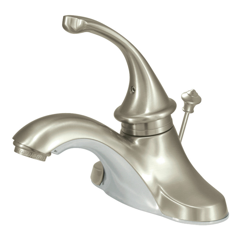 Kingston Brass KB3541GL 4-Inch Centerset Bathroom Faucet - Chrome Finish for Vanity Sink, Perfect for Modern Bathroom Renovation and Home Upgrade