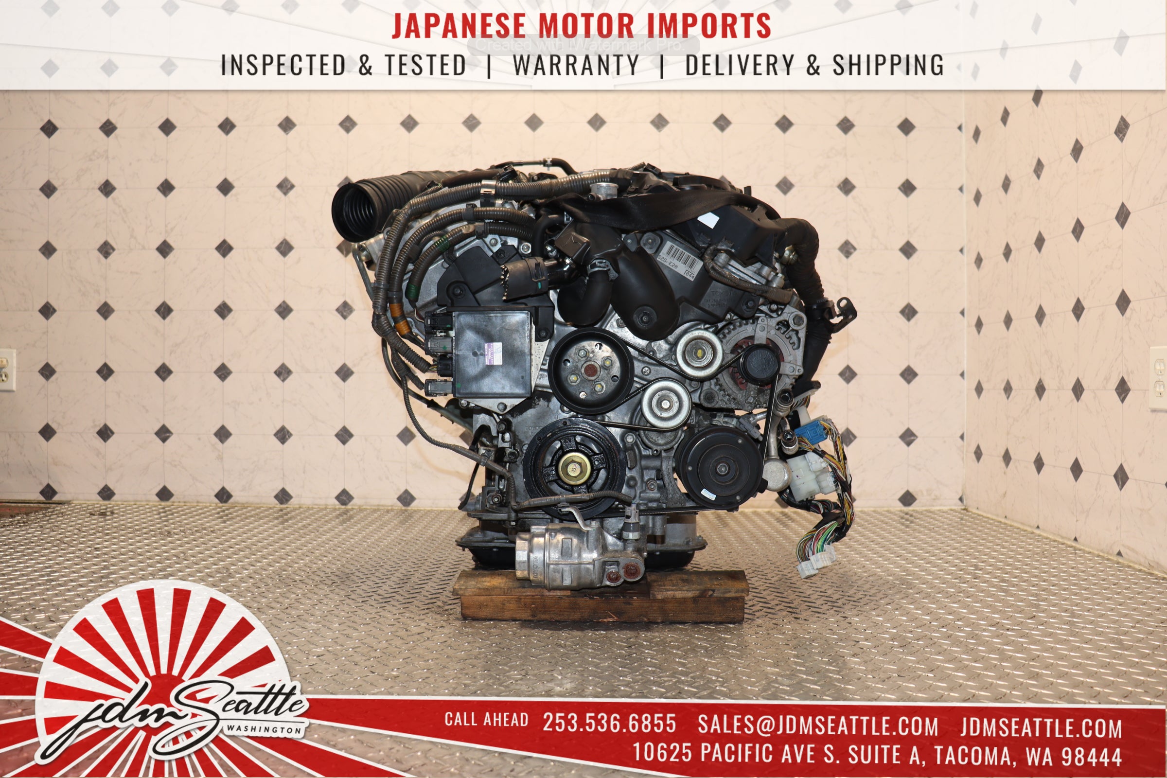2007-2011 Lexus GS350 2GR-FSE 3.5L V6 Engine + ECU - JDM RWD Motor Replacement for Lexus GS350, IS350, Toyota Avalon - Perfect for Engine Swap & Performance Upgrades