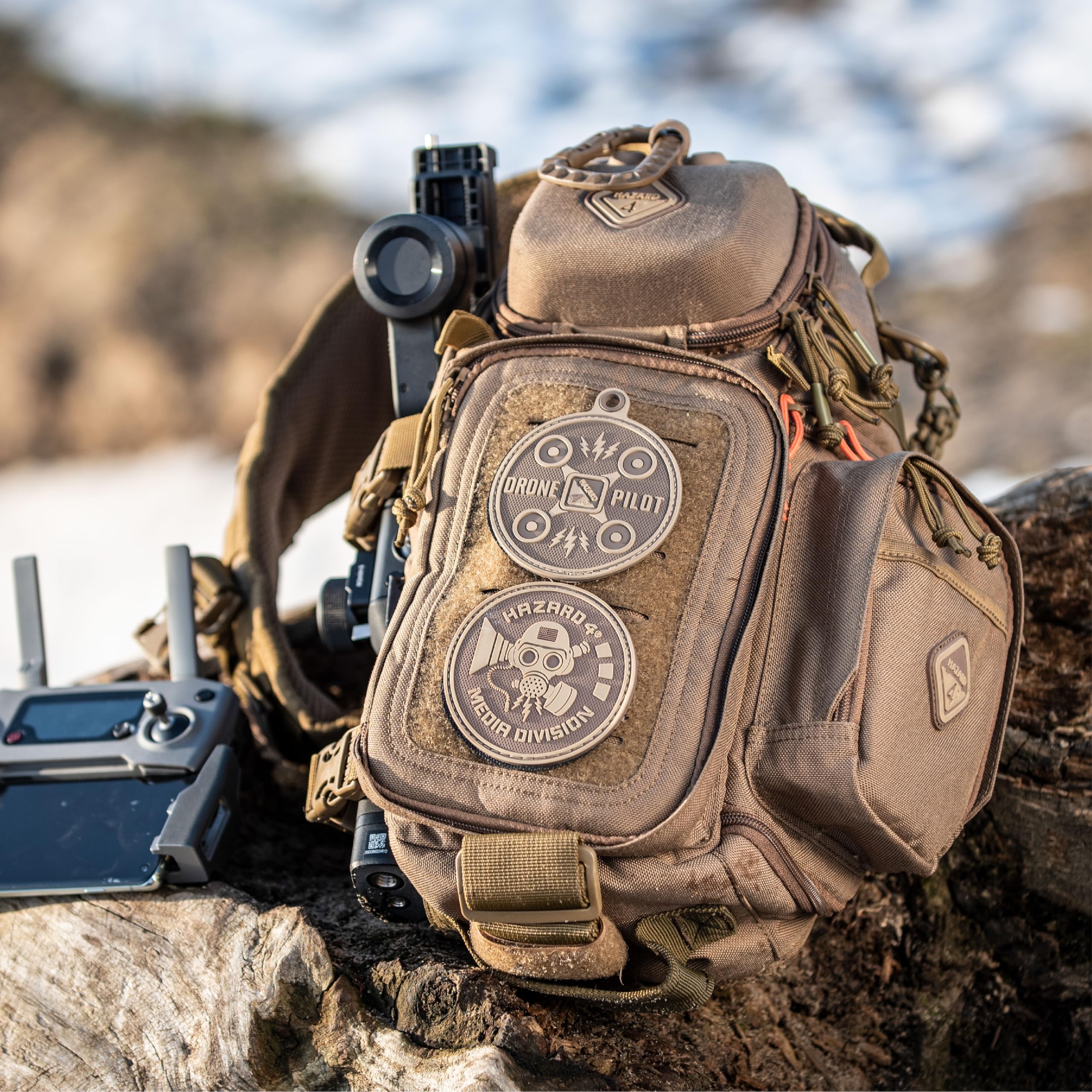 Hazard 4 Freelance Tactical Sling Bag - Water Resistant Crossbody Camera & Drone Carrier with MOLLE Attachment (6L) - Perfect for Outdoor Photography, Travel & Adventure Activities