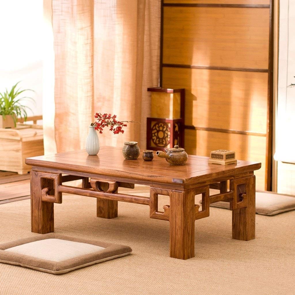 Solid Wood Coffee Table - Side Table, End Table & Storage Table for Living Room, Bedroom & Kids Room - Brown (25x40x50cm) - Perfect for Small Spaces, Sofa Accent & Home Decor
