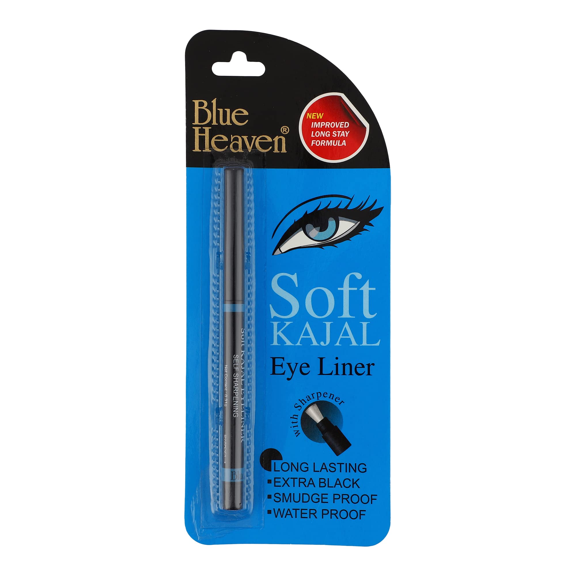 Blue Heaven Sindoor, Kajal, Pencil & Shimmery Pancake Makeup Set - Pack of 3 | Long-Lasting Waterproof Eye & Face Cosmetics for Indian Weddings, Festivals & Special Occasions