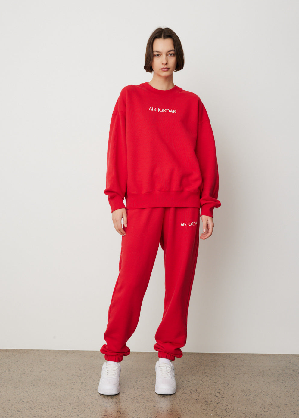 Air Jordan Fleece Crewneck Sweatshirt for Men - Comfortable & Stylish Casual Wear for Gym, Running, and Everyday Outfits