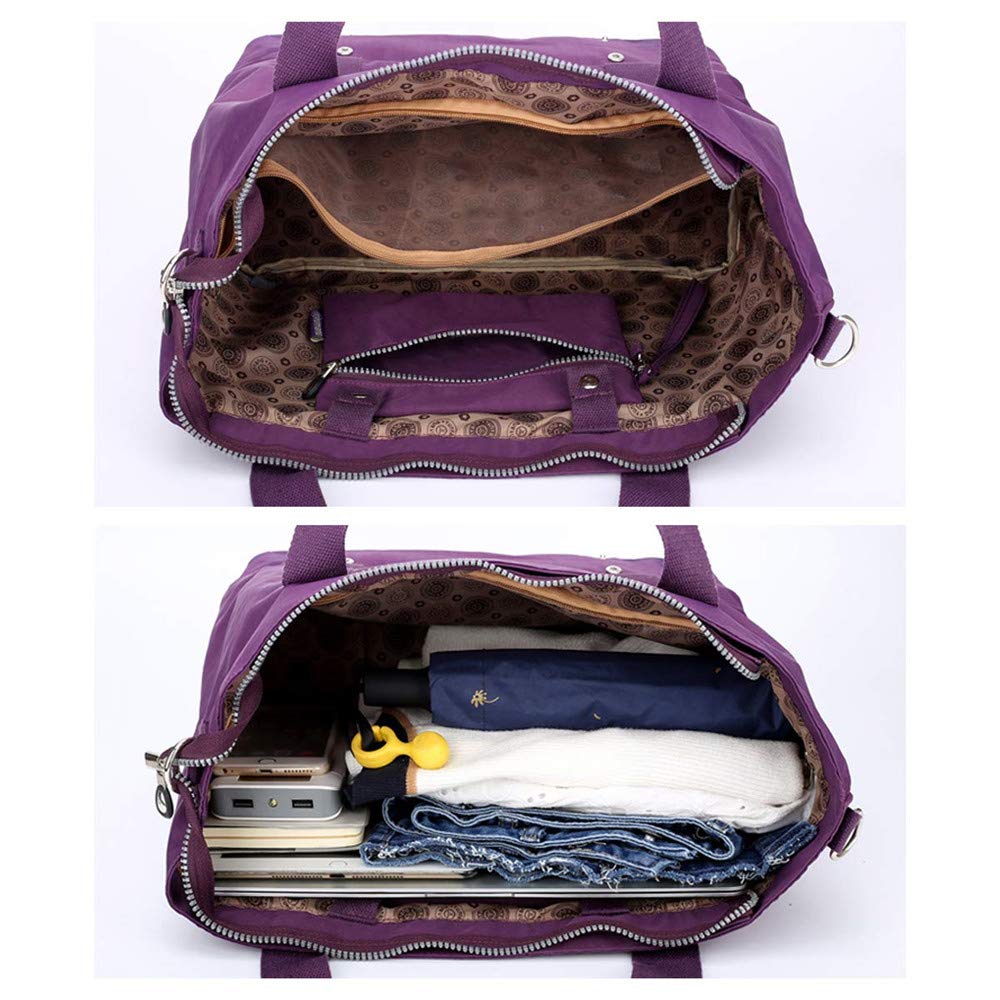 Stylish Women's Large Waterproof Nylon Tote Bag - Durable Shoulder Handbag for Travel, Gym & Weekend Getaways | Perfect for Work, Shopping & Daily Commute