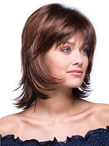 Rene of Paris Bailey Wig - Dark Chocolate Synthetic Hair with 6.5