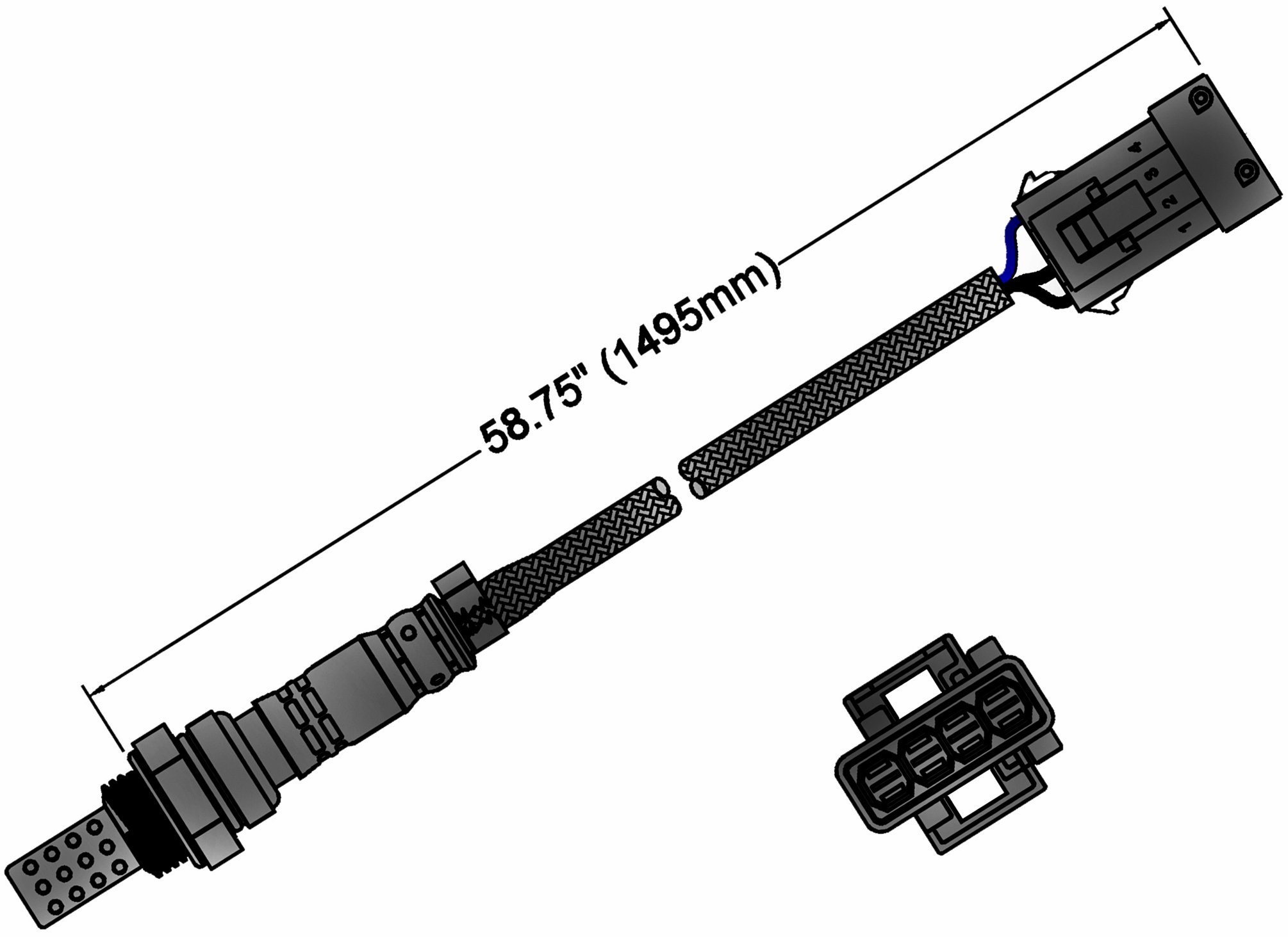 ACDelco Professional 213-1281 Heated Oxygen Sensor - High Performance O2 Sensor for GM, Chevy, Buick, Cadillac | Perfect for Engine Performance & Fuel Efficiency Improvement