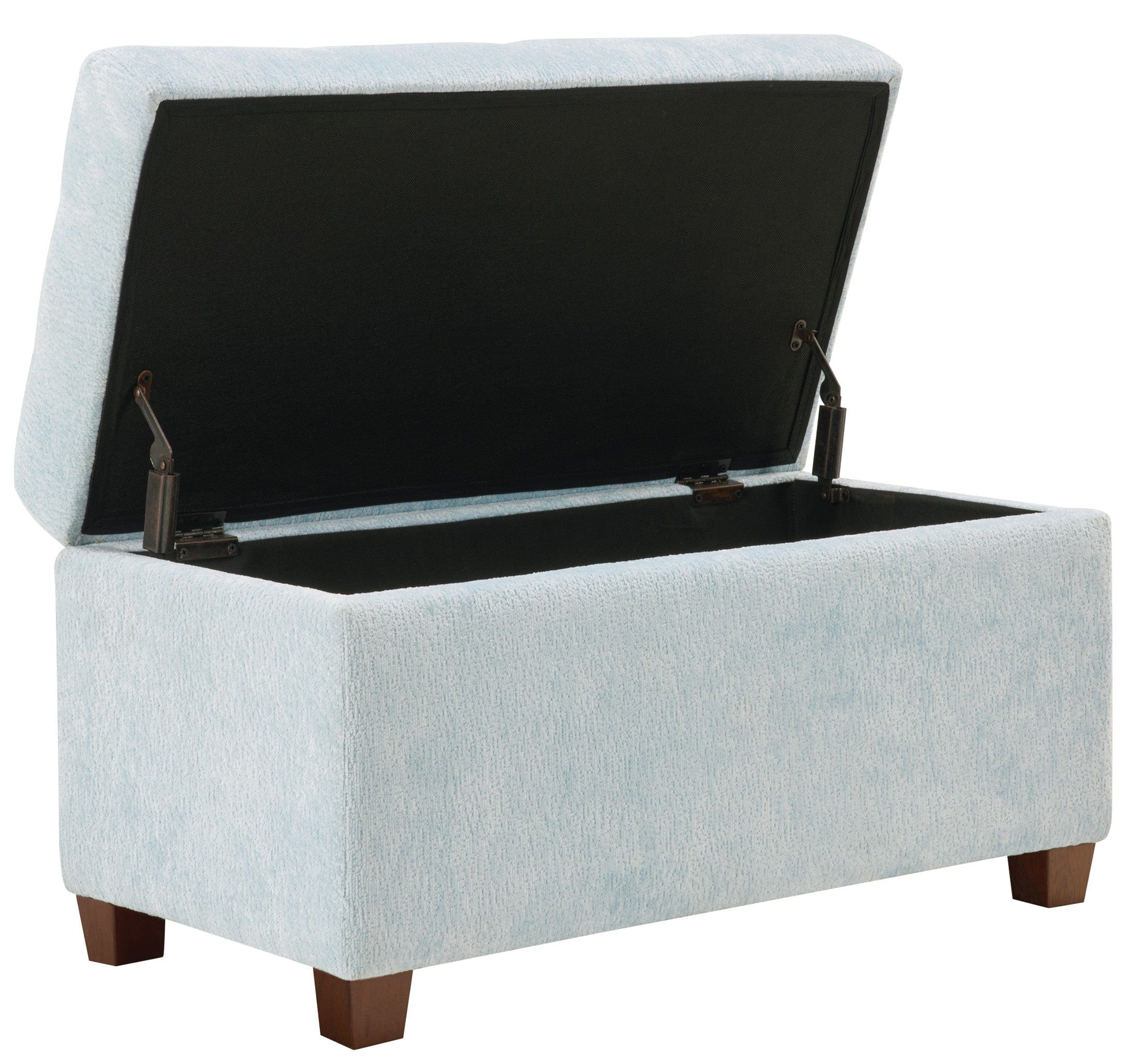 Office Star Storage Ottoman with Removable Cushion Top - MET804 - Perfect for Living Room, Bedroom & Home Office Organization