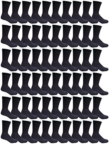 180 Pairs Kids Sports Crew Socks Bulk Pack - Boys & Girls Athletic Socks for School, Running, Basketball & Daily Wear - Wholesale by WSD
