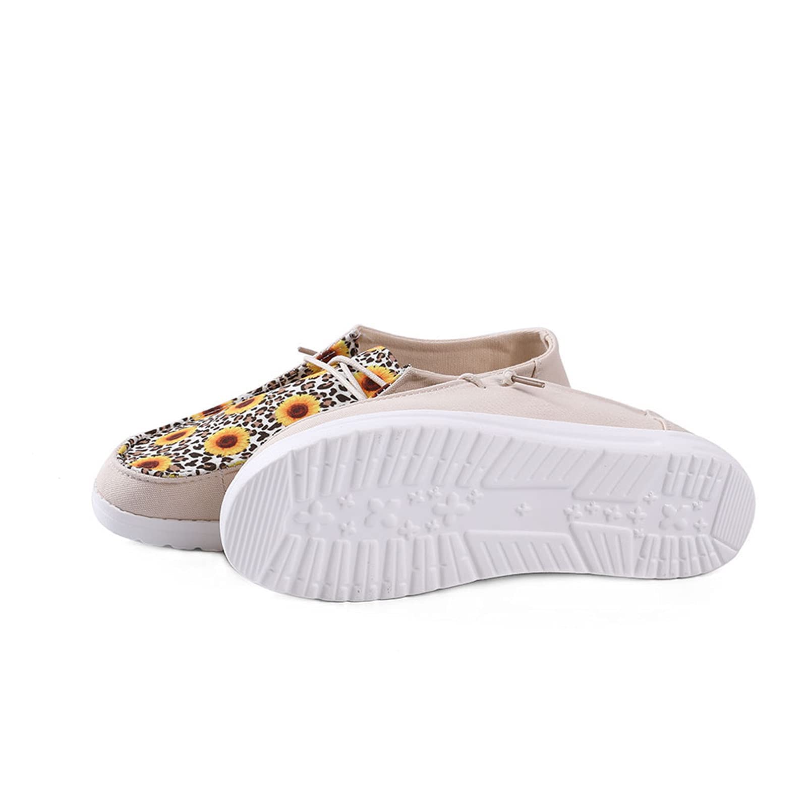 Women's Cow Print Canvas Slip-On Sneakers - Comfortable Loafers & Casual Flats for Everyday Wear | Perfect for Work, Travel & Outfits