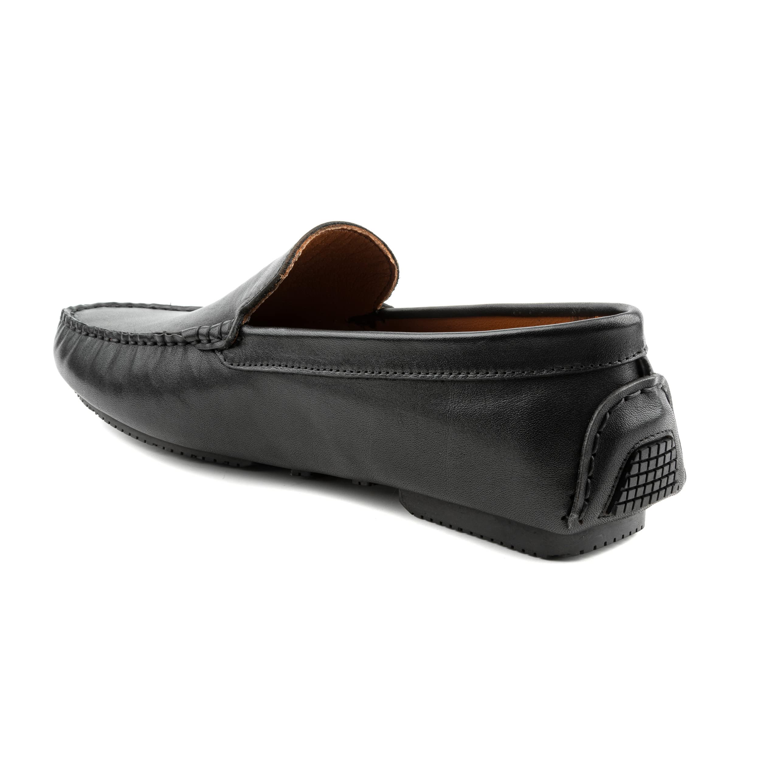 Men's Slip-On Loafers - Classic Driving Shoes & Fashion Sneakers | Lightweight Comfortable Leather Shoes with Soft Lining & Cushioned Insole | Perfect Gifts for Dad | Ideal for Casual Wear, Office & Travel