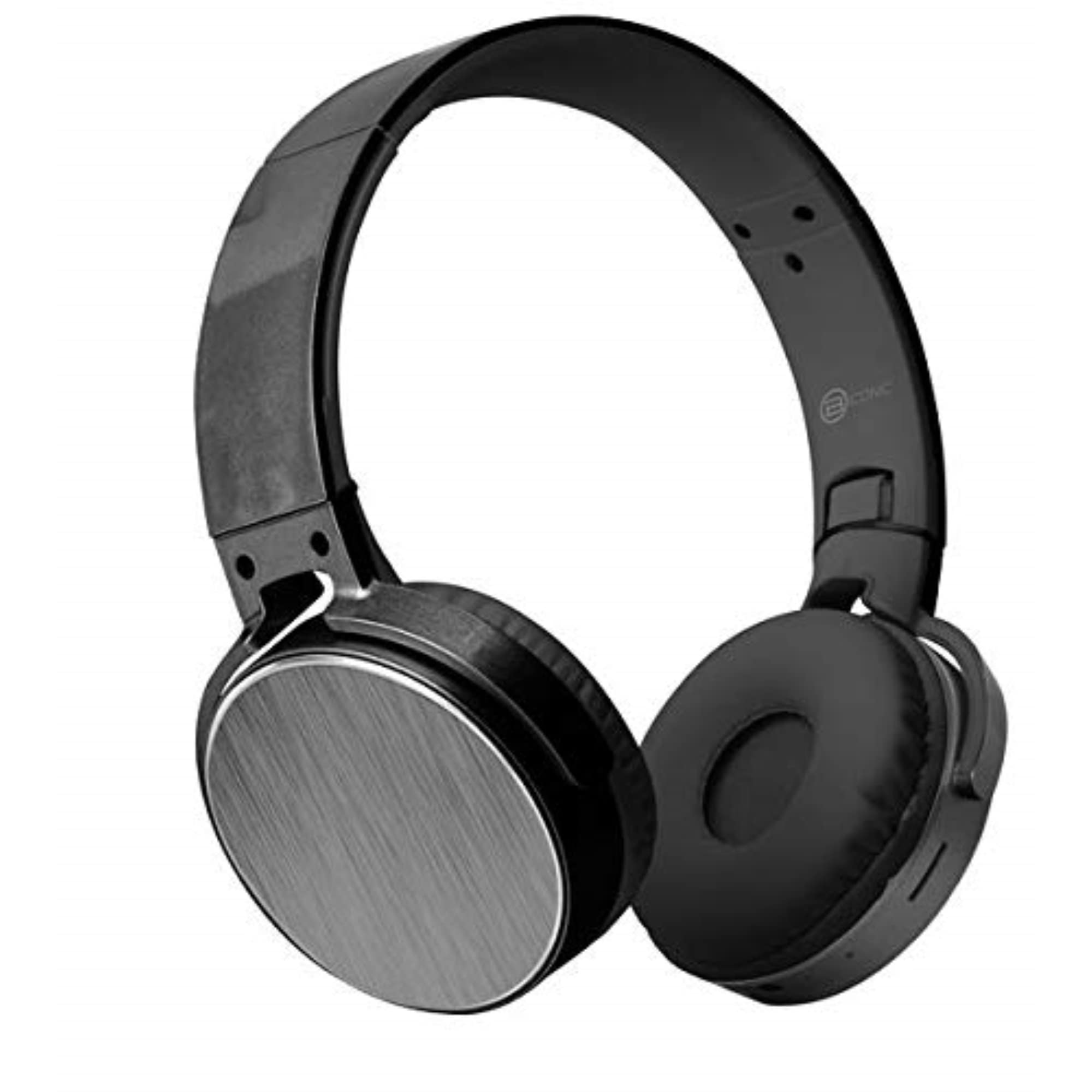 BYTECH Wireless Bluetooth Headphones with Noise Cancelling, 40H Playtime - Comfortable Over-Ear Headset for Work, Travel & Gaming (Black, Model BCAUBO170BK)