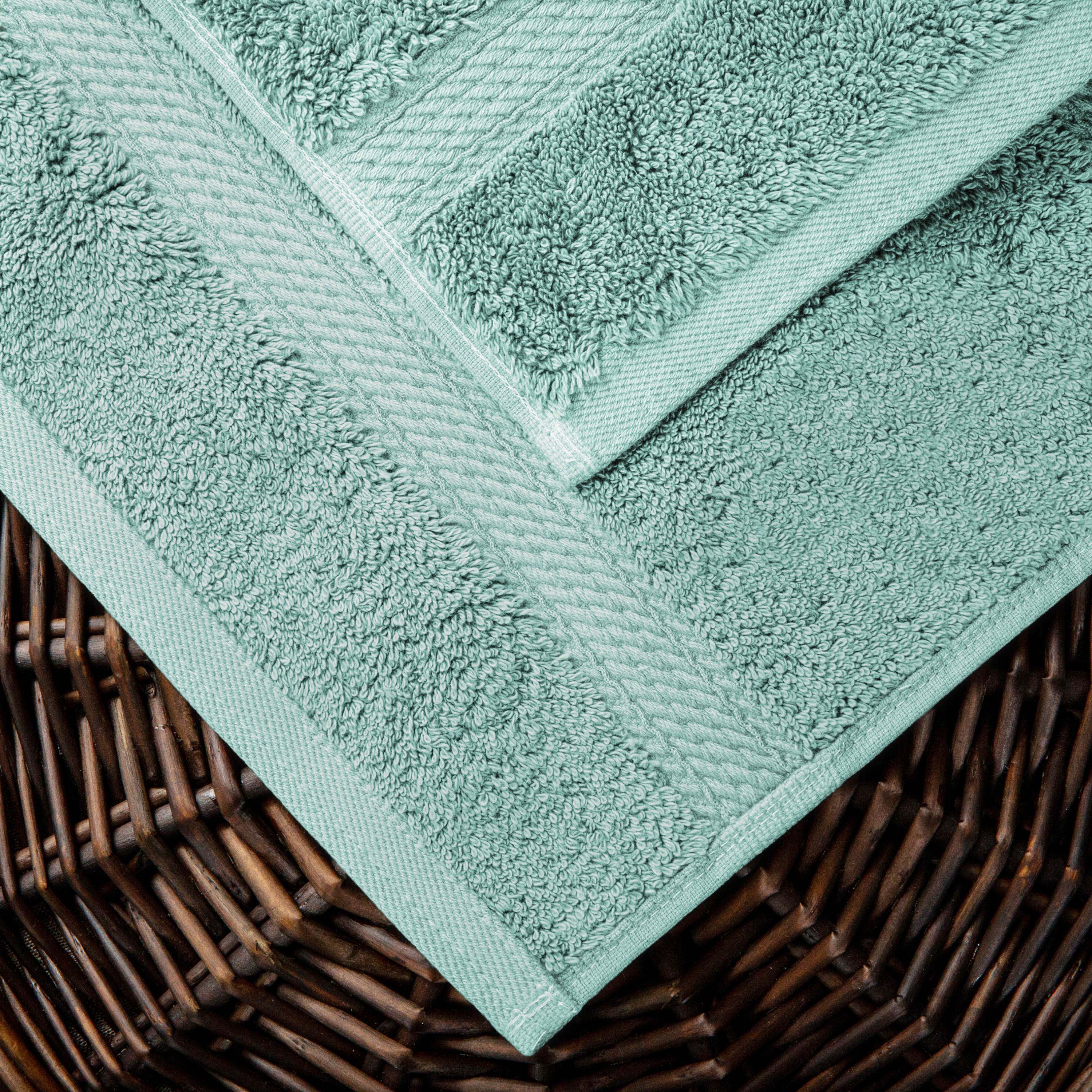 Premium 100% Egyptian Cotton Plush Heavyweight Luxury Bath Towel Set of 6 - Ultra Soft & Absorbent for Spa, Hotel & Home Use