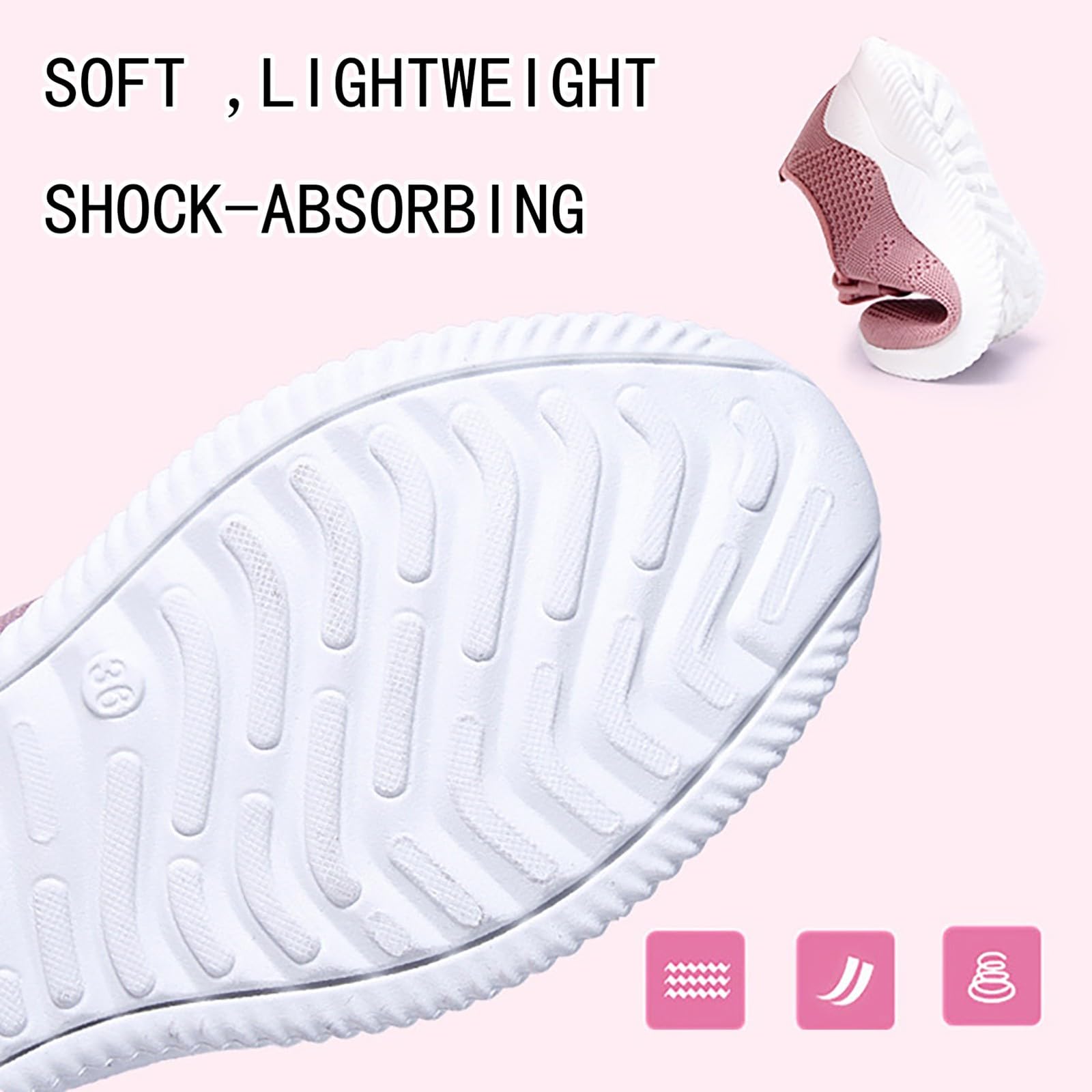 Women's Running Shoes - Non-Slip Breathable Athletic Sneakers for Walking, Tennis & Workout | Comfortable Sports Shoes for Gym, Jogging & Daily Wear