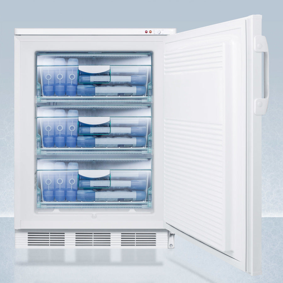 Accucold 24 Inch Wide All Freezer VT65MLPRO - Energy Efficient Upright Freezer for Home, Garage & Commercial Use - Perfect for Storing Meat, Frozen Foods & Bulk Groceries