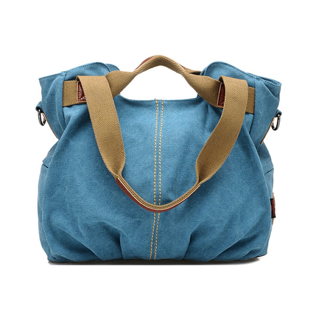 CY Women's Casual Canvas Tote Bag - Stylish Shoulder Purse & Messenger Handbag for Travel, Shopping & Daily Use | Durable & Lightweight Eco-Friendly Tote