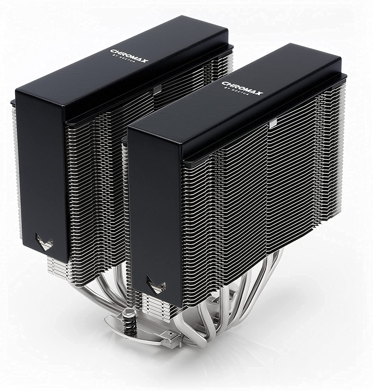 Noctua NH-D15 chromax.Black Premium CPU Cooler with NA-HC4 Heatsink Covers - High Performance Air Cooling for Gaming PC, Workstation & Overclocking
