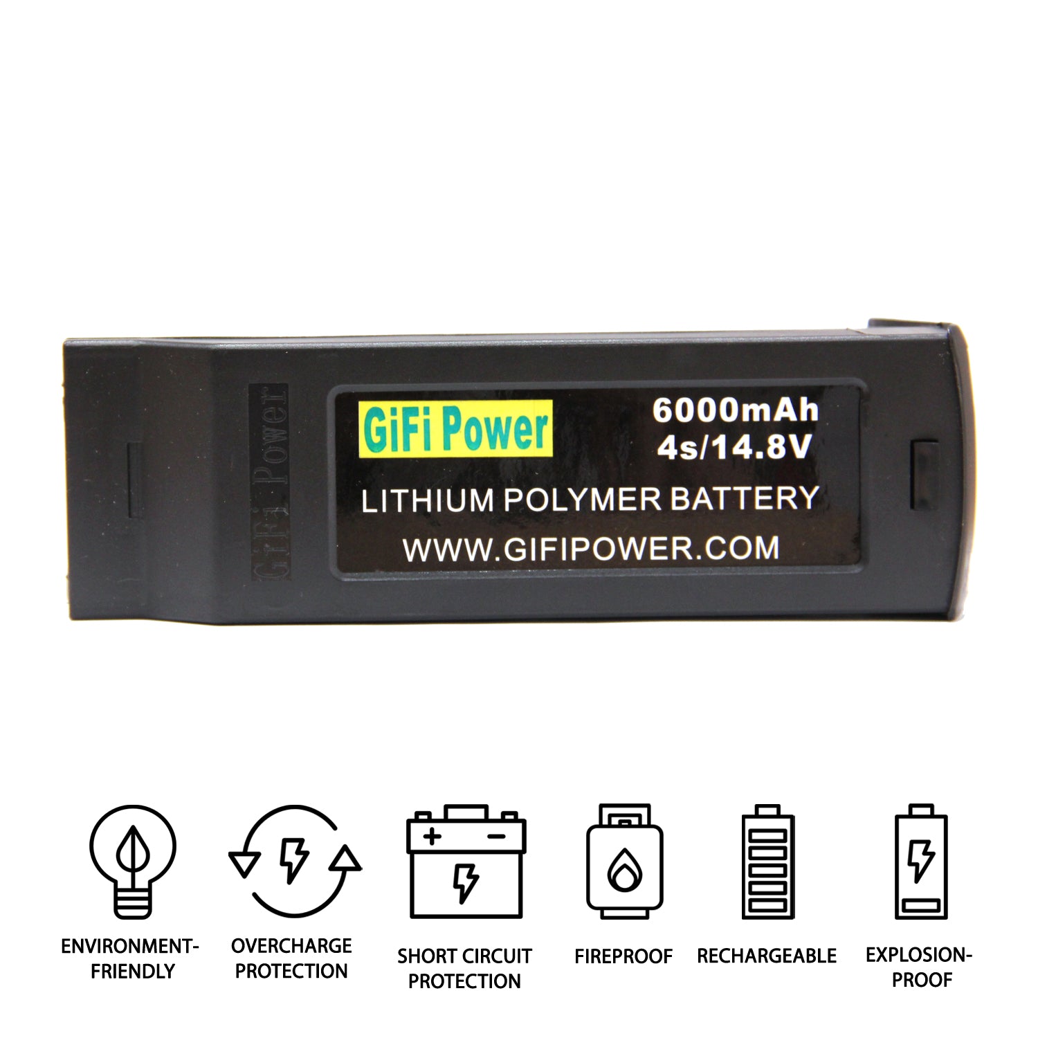MaximalPower 6000mAh Replacement Drone Battery for YUNEEC TYPHOON H - Long Flight Time, High Capacity LiPo Battery for Aerial Photography & Videography