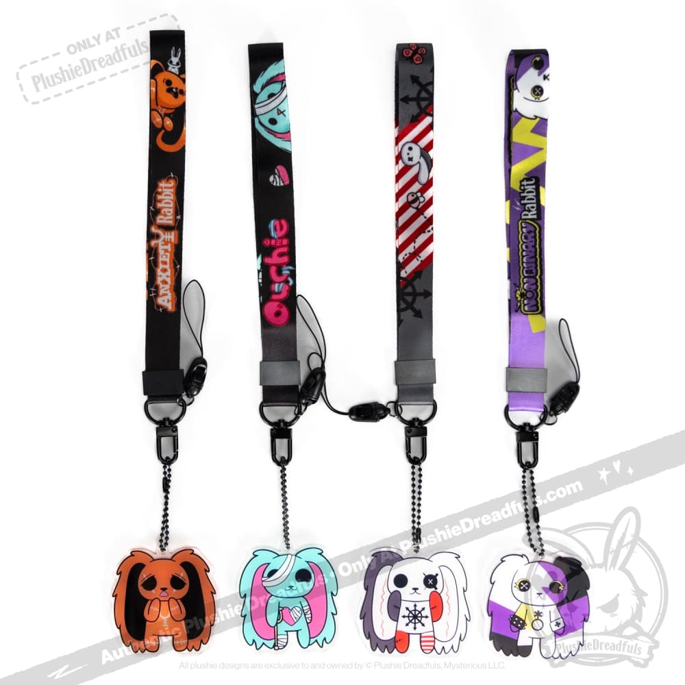Plushie Dreadfuls Lanyard Strap - Soft & Durable Keychain Holder for ID Badges, Keys & Accessories | Perfect for Work, School & Conventions