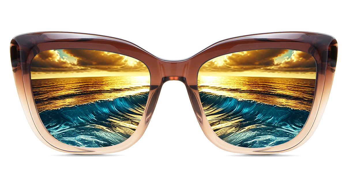 Lesa Women's Prescription Sunglasses - UV Protection, Stylish & Comfortable for Driving, Outdoor Activities & Fashion