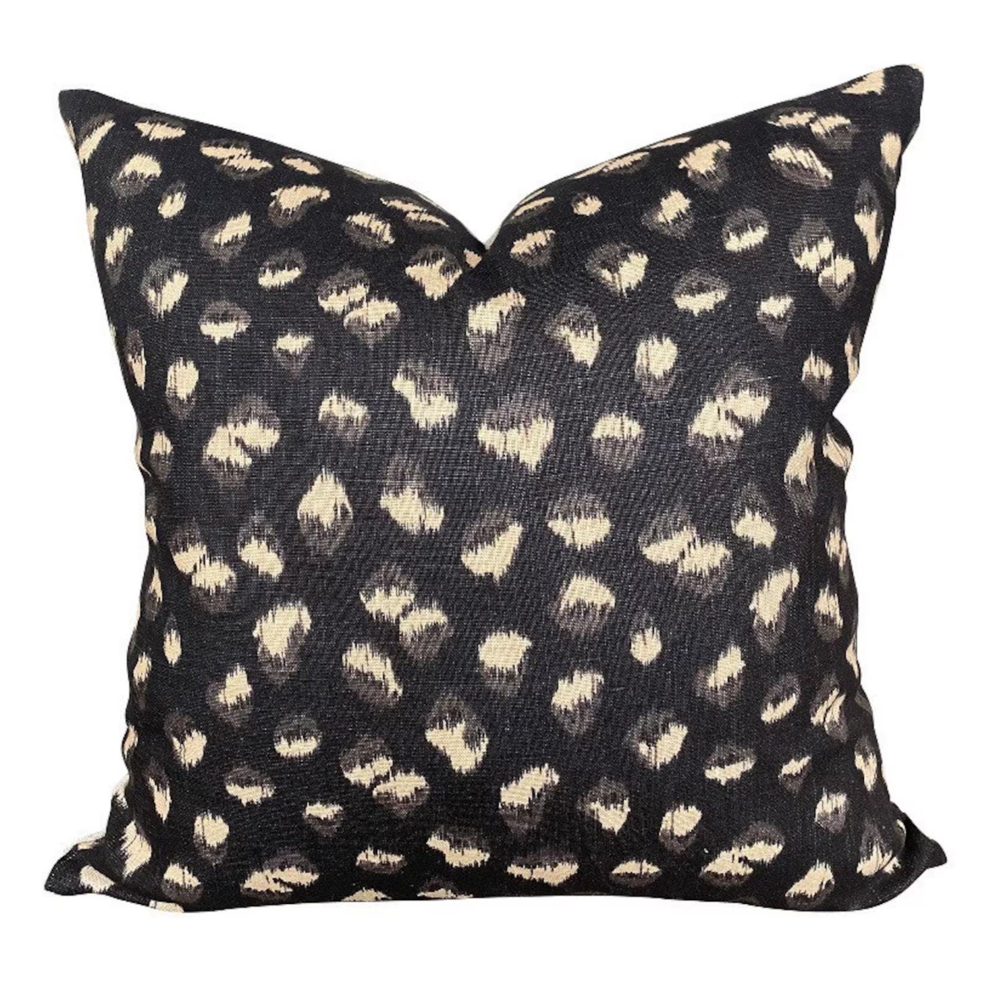 Kelly Wearstler Lee Jofa Feline Black Fabric - Luxury Home Decor Upholstery Material for Sofas, Chairs & Pillows