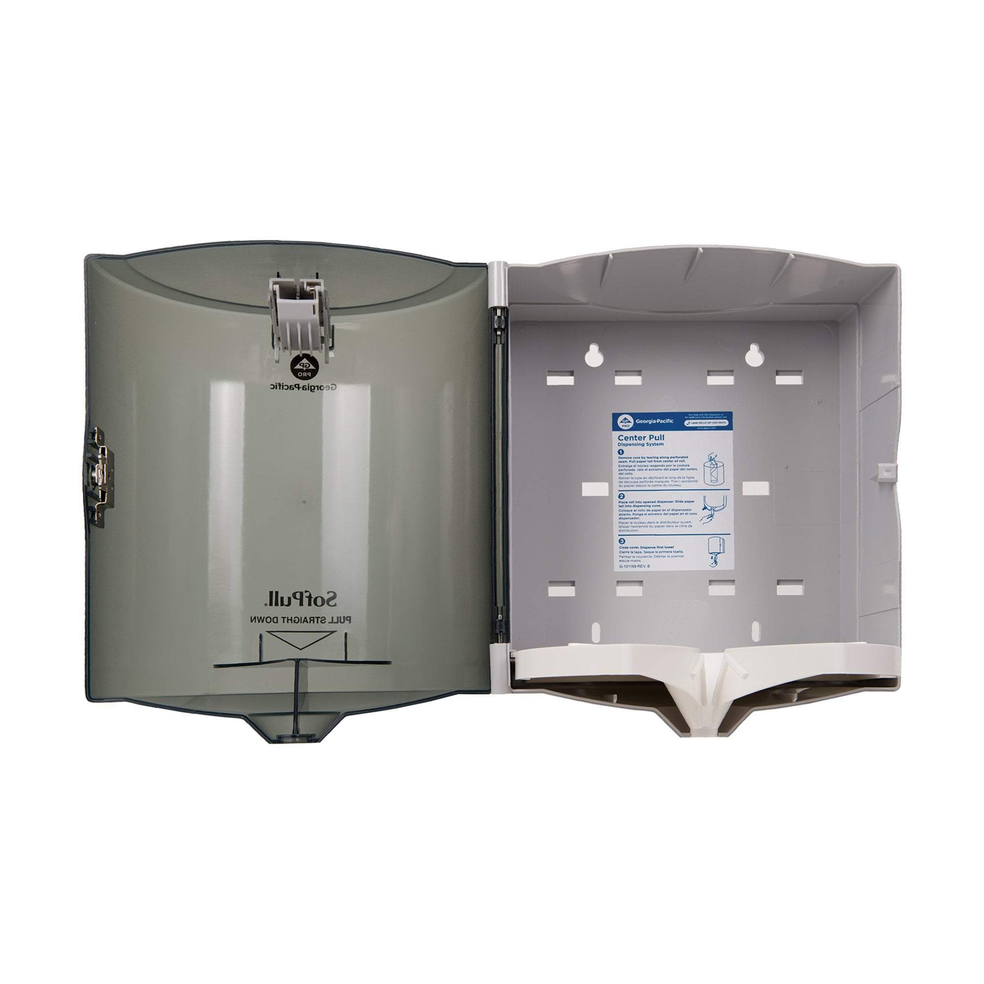 Commercial Grade Center Pull Paper Towel Dispenser - Heavy Duty Stainless Steel for Restaurants, Kitchens & Bathrooms