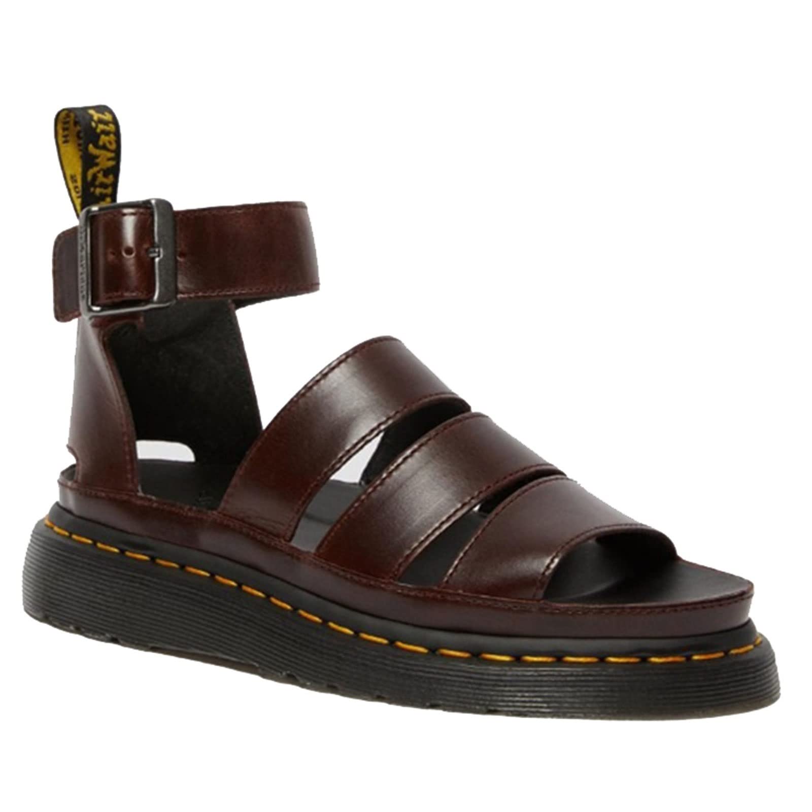 LTHW Women's Full Grain Leather Summer Sandals - Breathable Lightweight Slippers for Women - Size 36 Brown - Perfect for Beach, Vacation & Casual Wear