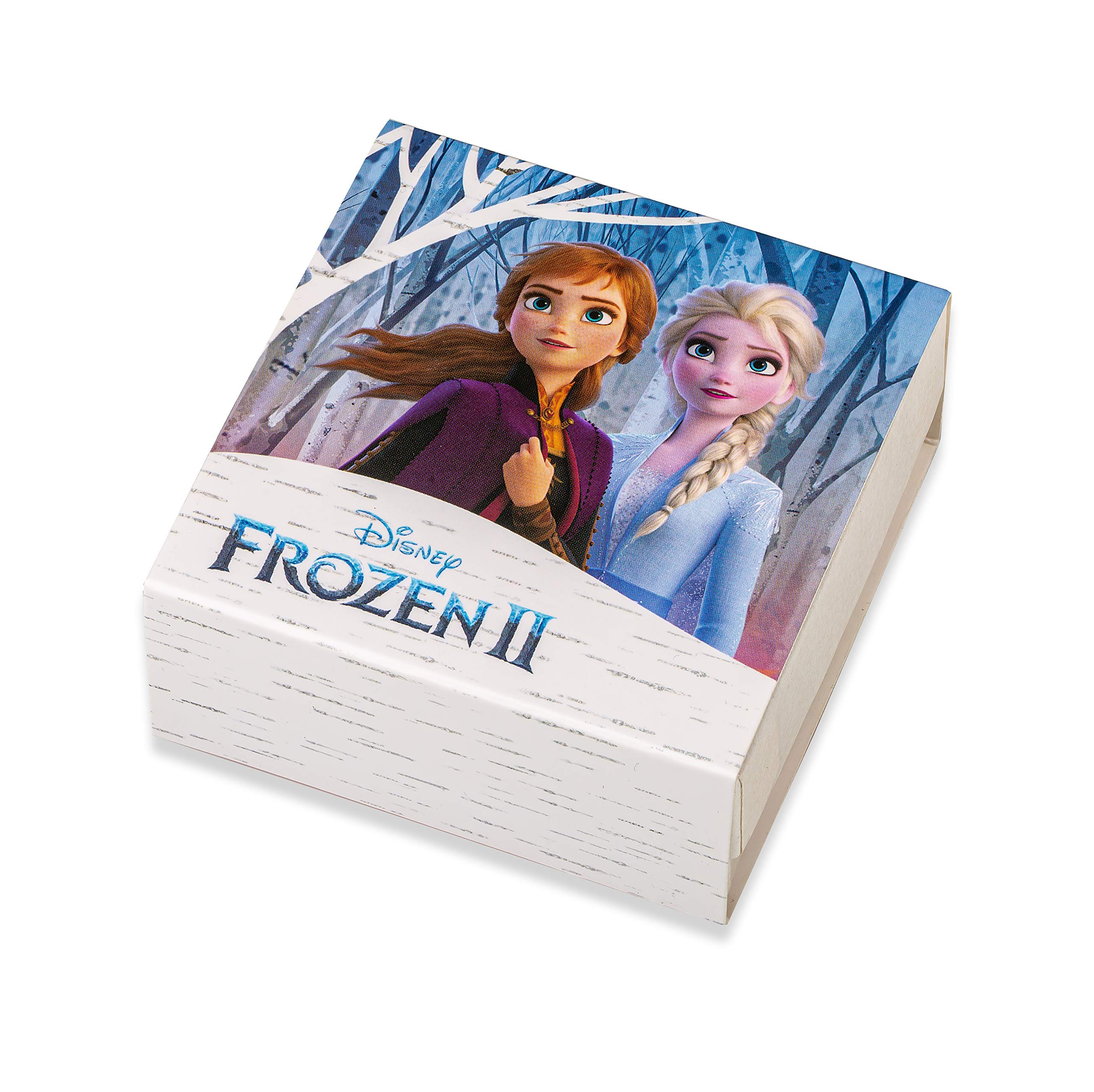 Disney Frozen 2 Silver Plated Stud Earrings for Women - Anna, Elsa & Olaf Character Jewelry - Perfect for Cosplay, Gift Giving & Disney Fans