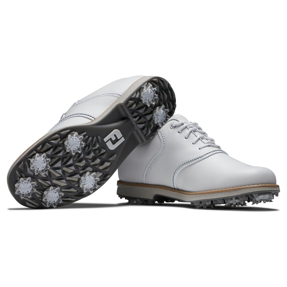 FootJoy Women's Premiere Series Bel Air Golf Shoes - Waterproof Spiked Golf Shoes for Women with Superior Comfort & Traction - Perfect for Golf Course & Outdoor Sports
