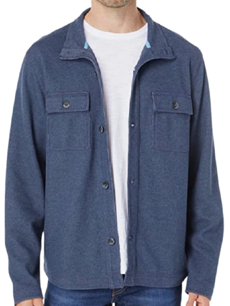 Tommy Bahama Montserrat CPO Shirt Jacket for Men - Lightweight Outdoor Wear, Beach Cover-Up & Casual Layering