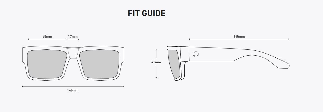 Spy Optic Cyrus Sunglasses - Gloss Black Frame with Happy Grey Green Lens - UV Protection, Polarized, Sticker Included - Perfect for Running, Cycling, and Outdoor Sports