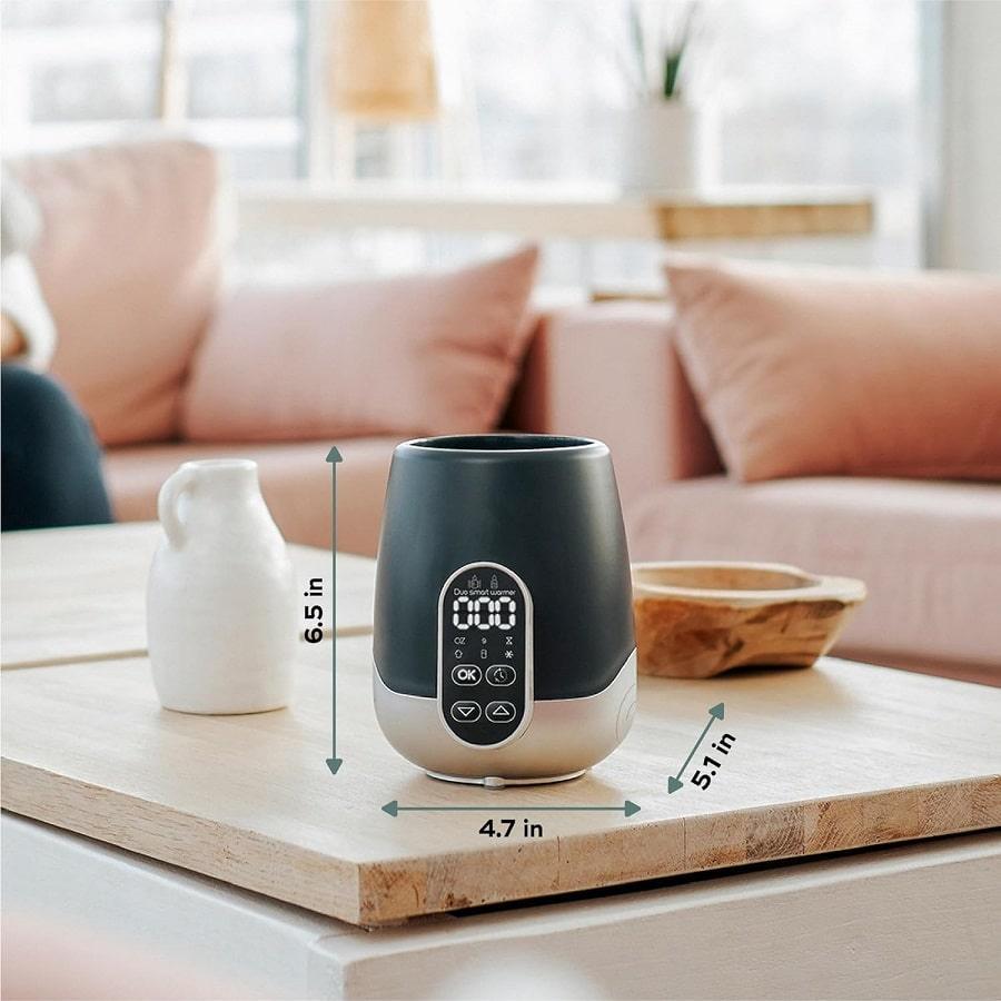 Babymoov Duo Smart Bottle Warmer - Fast & Safe Baby Bottle Heater for Breastmilk & Formula - Perfect for Night Feedings & Travel
