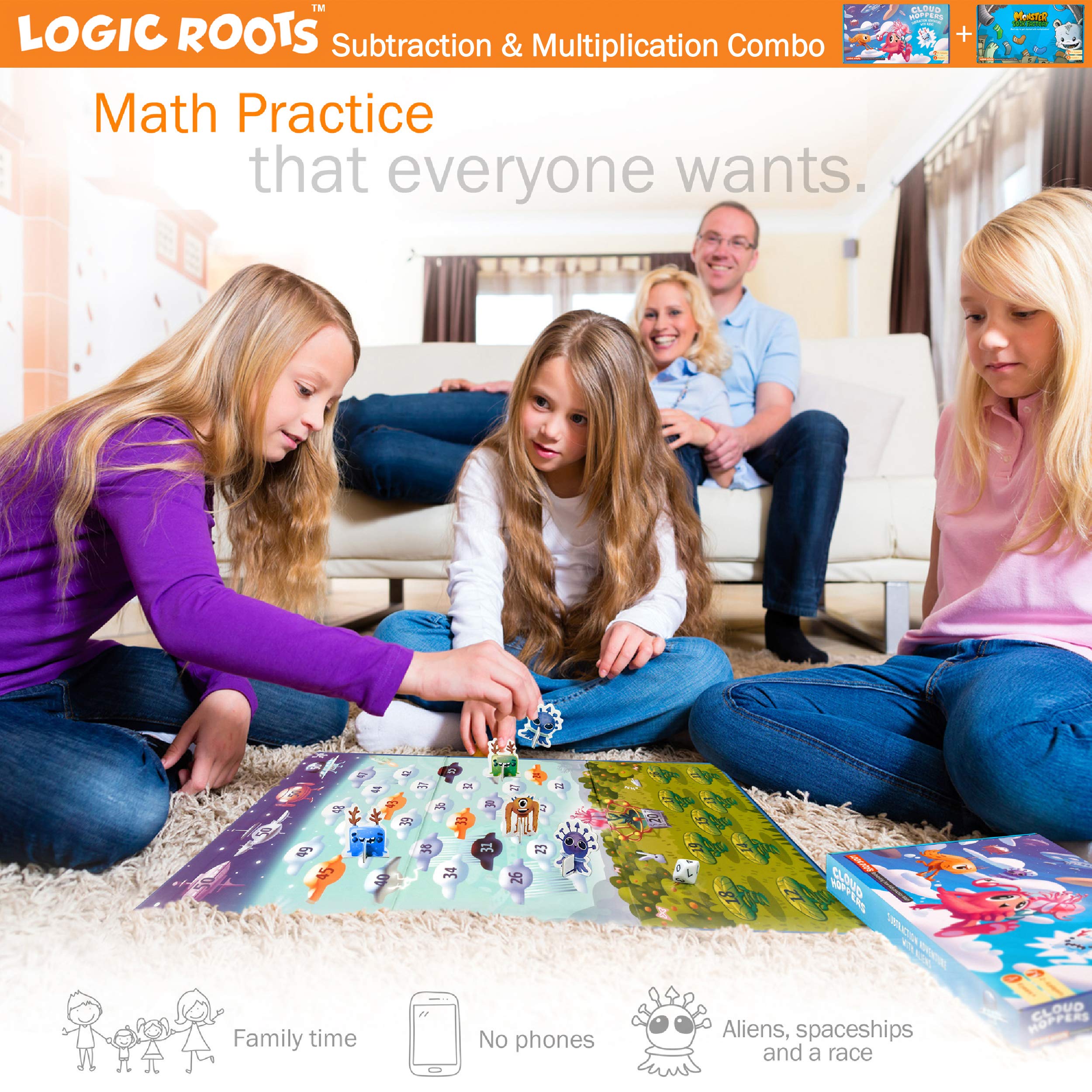 Fun Math Games for Kids Ages 5+ | Learn Addition, Subtraction & Multiplication Tables | Educational STEM Toys for 1st Grade & Up | Perfect for Homeschooling & Classroom Learning