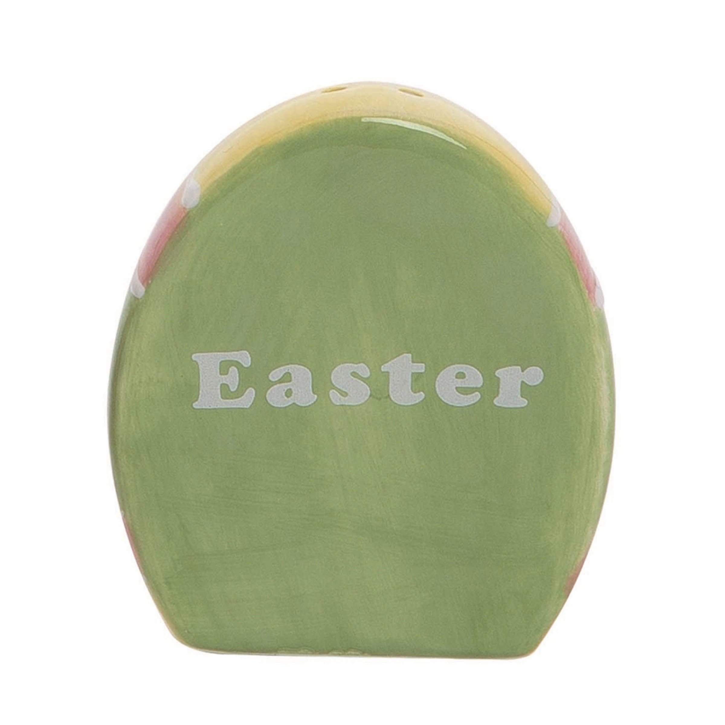 Easter Egg Salt and Pepper Shakers Set - Decorative Split Design for Spring Table Decor - Perfect for Easter Dinner, Holiday Parties & Kitchen Decorations