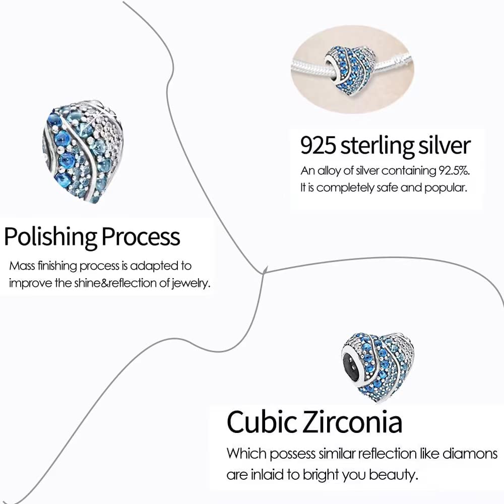 925 Sterling Silver Beads & Charms for DIY Jewelry Making - Perfect for Bracelets, Necklaces, and Craft Projects
