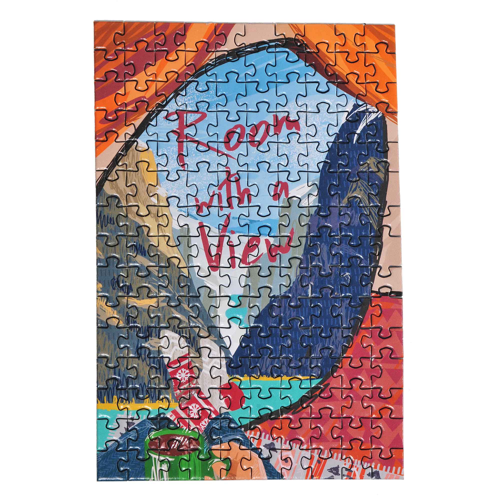 Room With A View Mini Puzzle - 500 Piece Jigsaw Puzzle for Adults & Teens - Beautiful Landscape Art - Perfect for Relaxation, Stress Relief & Family Game Night