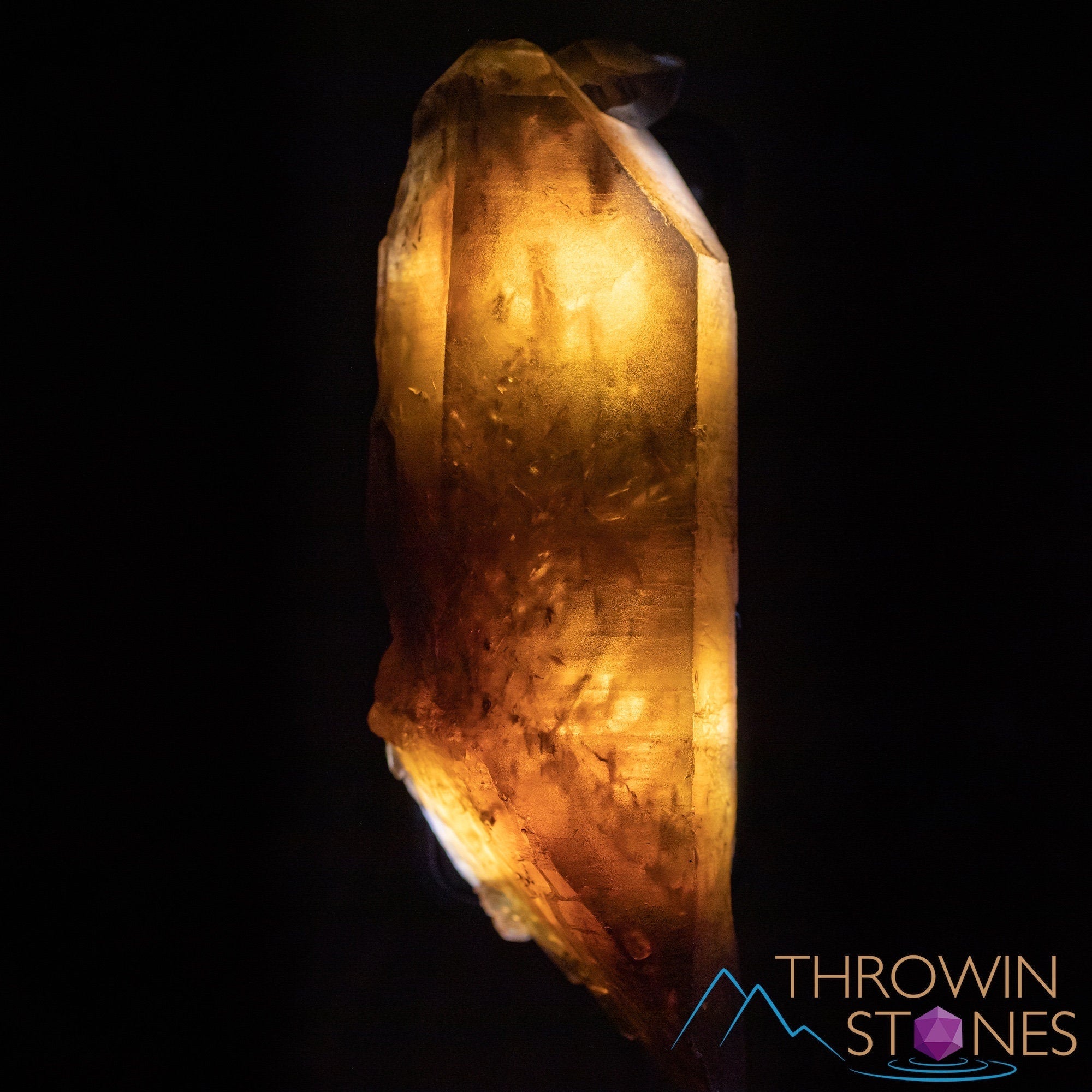 Natural Citrine Raw Crystal Point - Healing Stone, November Birthstone, Home & Office Decor, Spiritual Gifts for Meditation & Energy Work | 41169