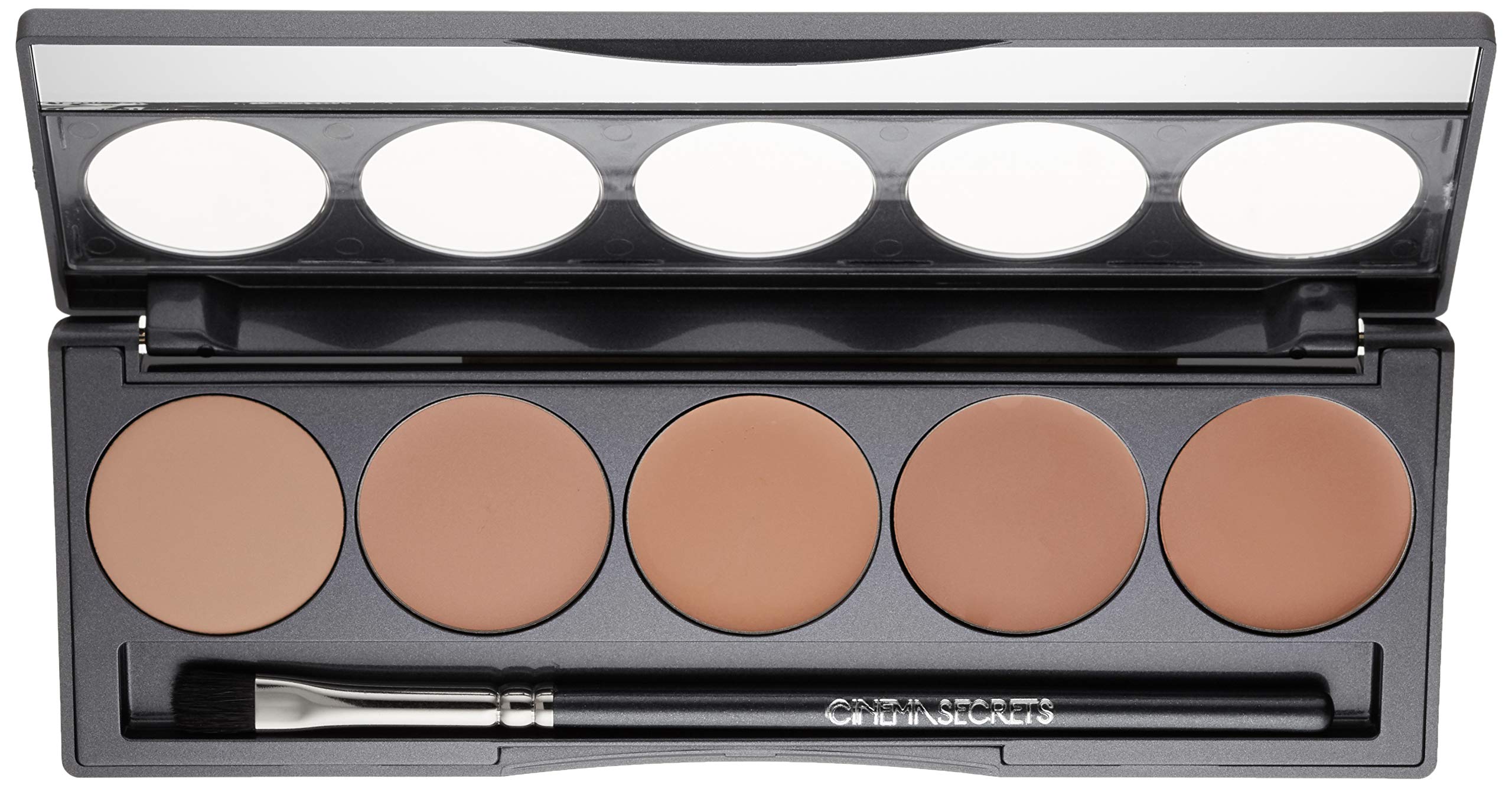 CINEMA SECRETS Pro Cosmetics Ultimate Foundation 5-in-1 Pro Palette - Cream Makeup Palette for Professional & Everyday Use - Perfect for Bridal, Photography & HD Makeup