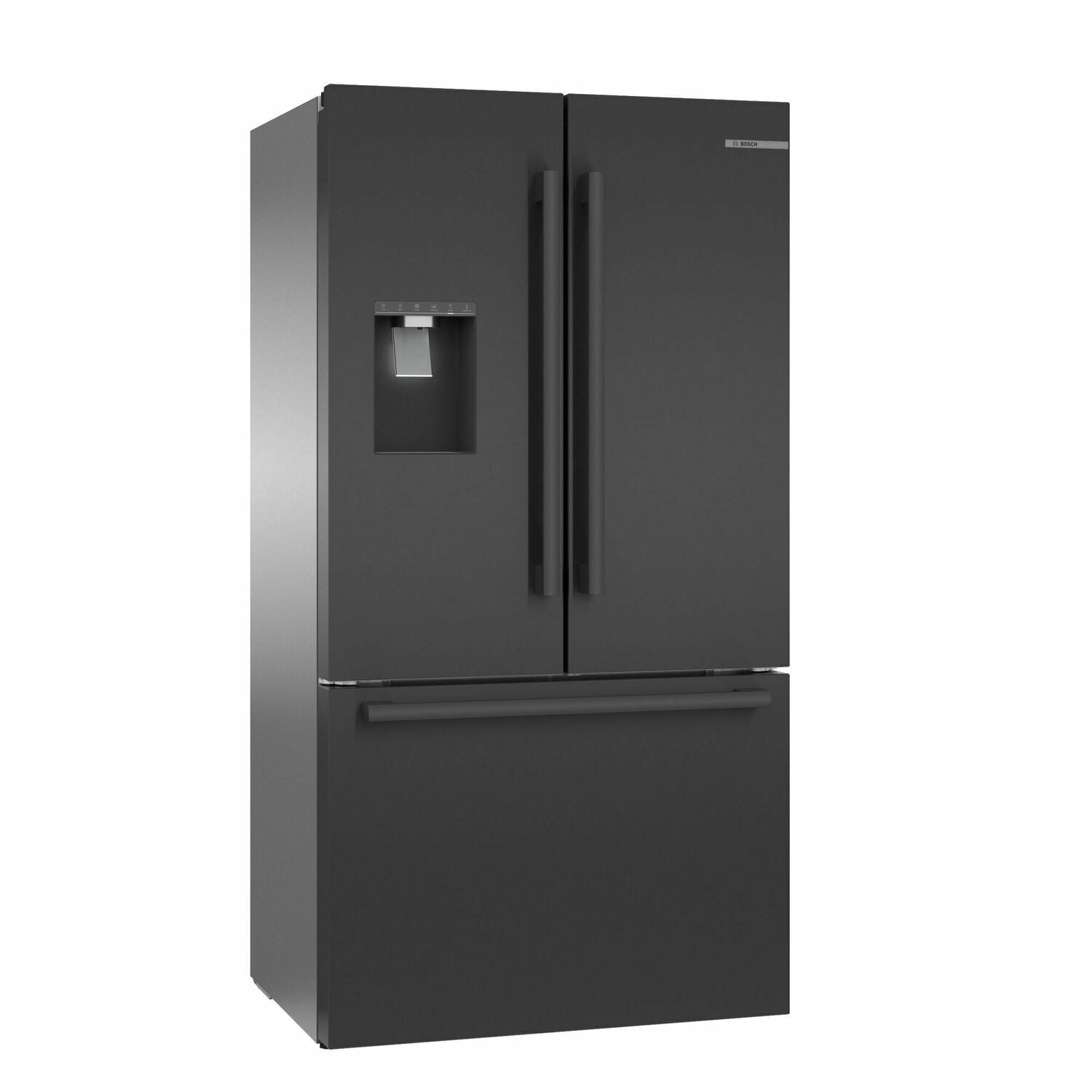 Bosch B36CD50SNB 500 Series 36 Inch French Door Bottom Freezer Refrigerator - Black Stainless Steel - Energy Star Rated - Spacious Storage for Large Families - Perfect for Modern Kitchens & Entertaining