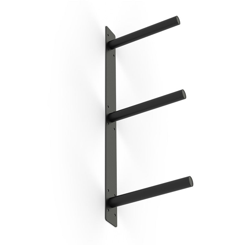 Heavy Duty Bumper Plate Storage Rack - Wall Mounted Weight Plate Organizer for Home Gym, CrossFit & Powerlifting Training
