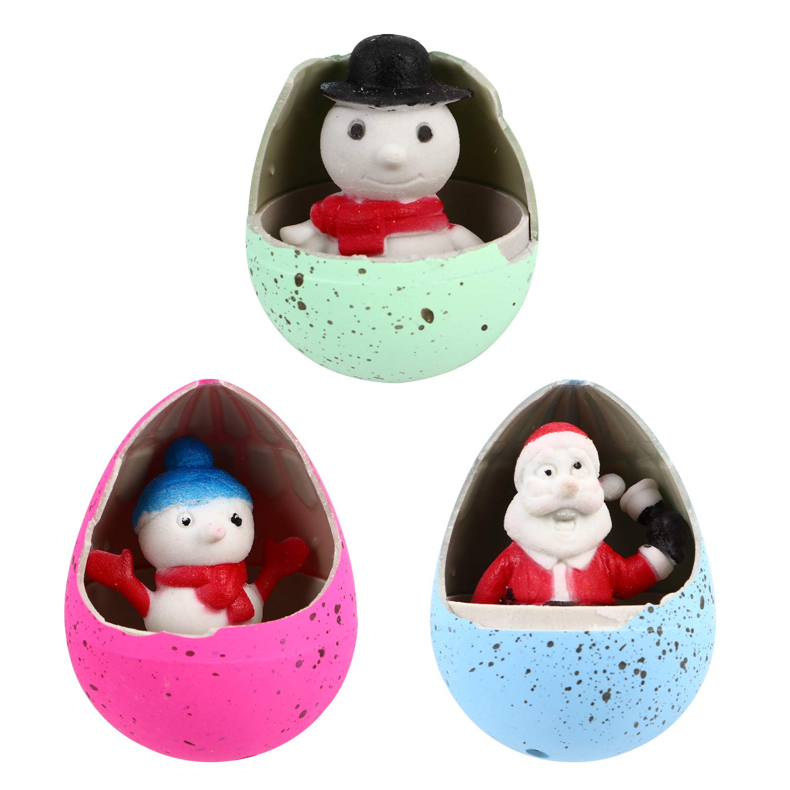 LIOOBO 3Pcs Dinosaur Egg Hatching Kit - STEM Educational Dinosaur Toys for Kids, Fun Christmas Party Favors & Creative Home Decor for Birthday Gifts and Classroom Activities