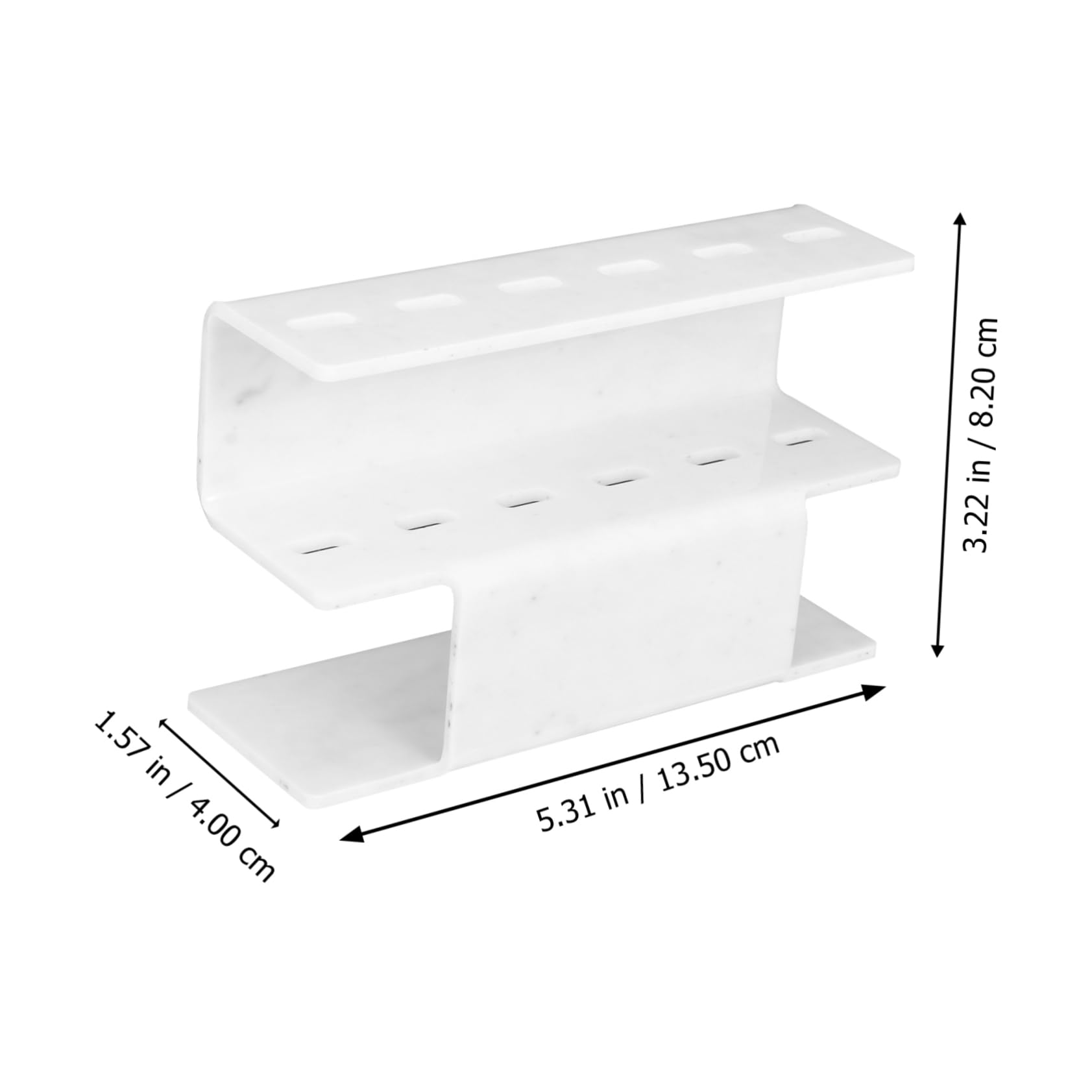 Balacoo 2-Pack Clear Acrylic Display Stand for Eyelash Extensions - Tweezer Holder & Organizer for Salon, Beauty Studio, and Professional Lash Artists - Perfect for Lash Tools Storage and Workspace Organization