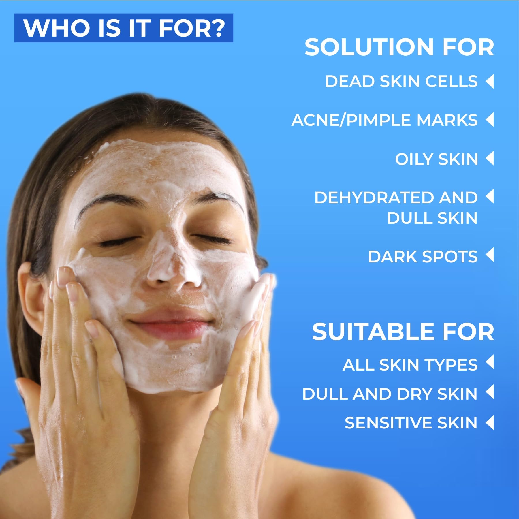 DR. SAKHIYA'S Anti Acne & Pimple Face Cleanser with 2% Salicylic Acid & 5% Niacinamide - 100ml, Paraben & Fragrance Free - Gentle Daily Face Wash for Oily & Acne-Prone Skin - Perfect for Morning & Night Skincare Routine