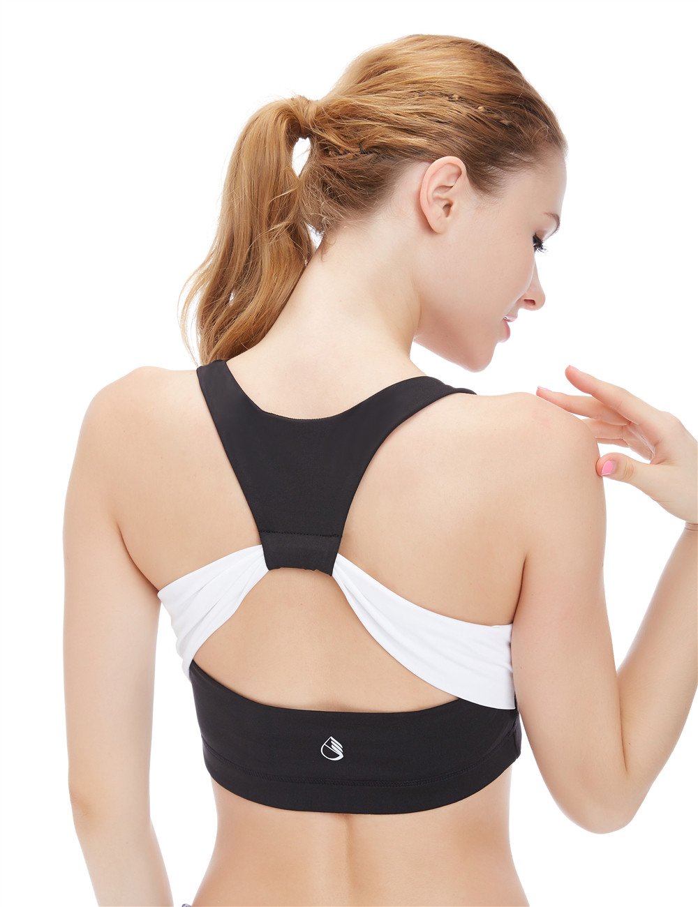 Icyzone Women's Workout Sports Bras - High Support Fitness, Running, Yoga & Athletic Exercise Tops - Perfect for Gym, Training & Active Lifestyles
