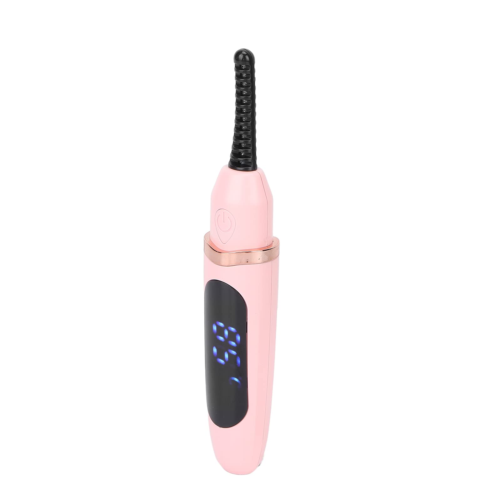 Rechargeable Electric Heated Eyelash Curler - Long Lasting Battery, Safe & Easy to Use for Perfect Curls at Home or Travel (Pink) | Great for Daily Makeup, Special Occasions & Professional Styling