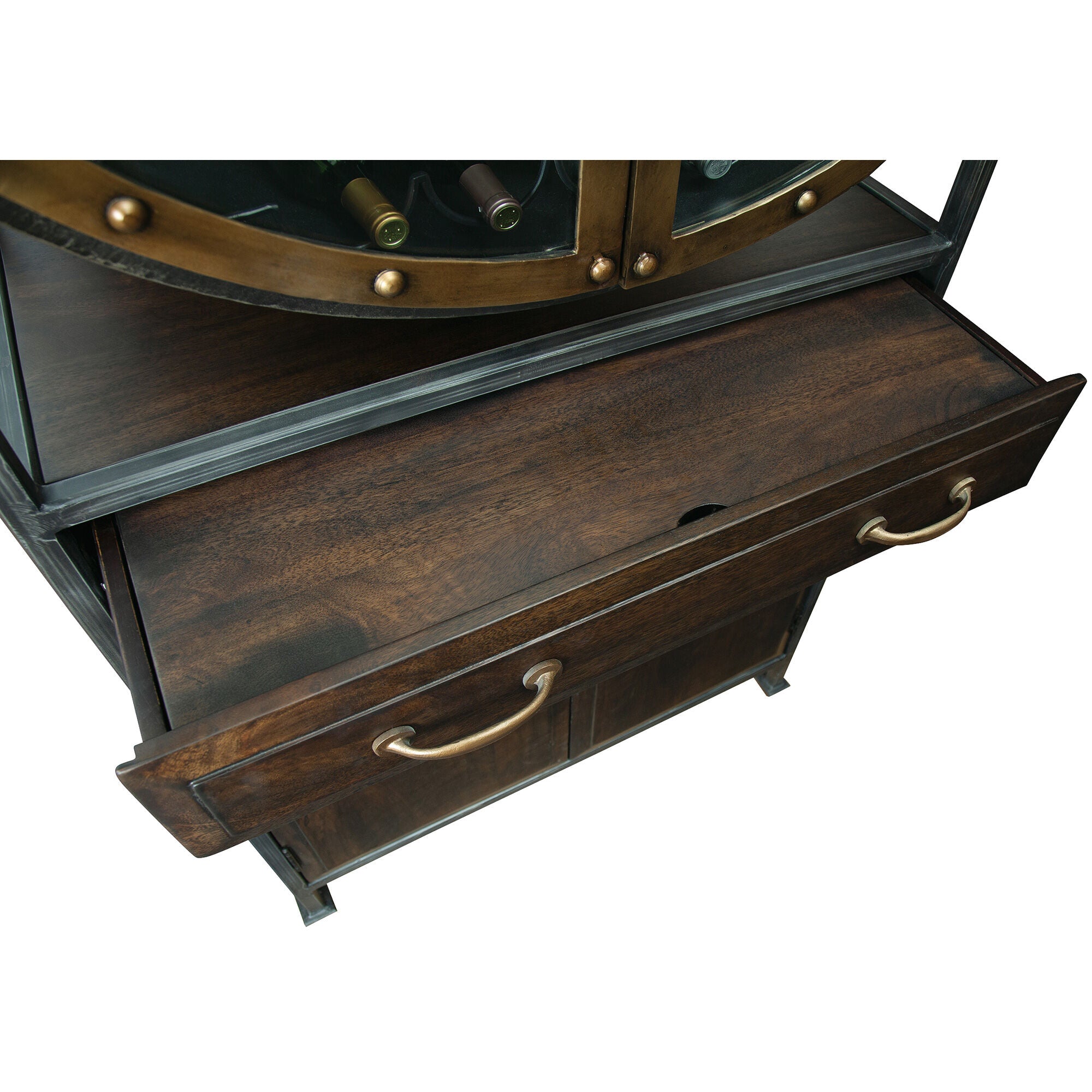 Rob Roy Wine and Bar Cabinet - Stylish Home Bar Furniture for Entertaining & Storage | Perfect for Living Room, Dining Room, or Man Cave