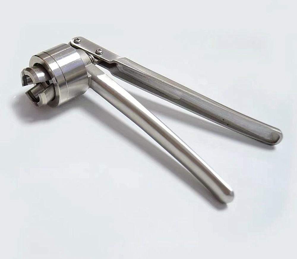 Stainless Steel Manual Bottle Capping Machine for Aluminum & Plastic Bottles - Handheld Capping Pliers, Sealing Mill for Infusion Bottles - Perfect for Home Brewing, DIY Projects & Small Business Packaging