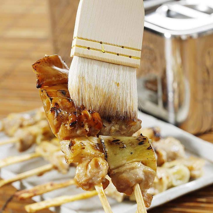 Premium EBM White Goat Hair Cooking Brush - Natural Basting Brush for Baking, Grilling & Pastry - Ideal for Basting Meats, Glazing Pastries & Applying Sauces
