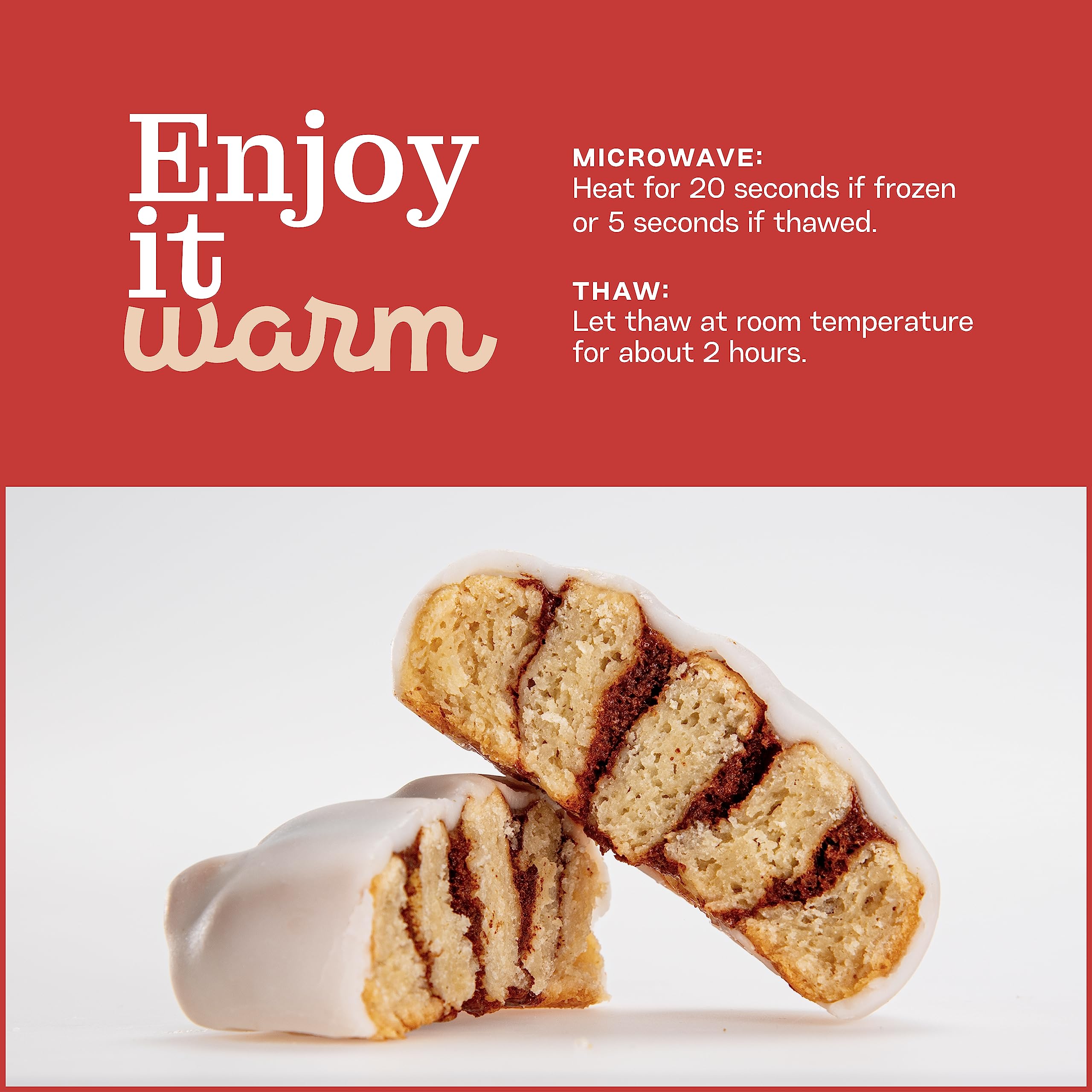 Katz Gluten Free Cinnamon Buns - Real Cinnamon & Sweet Glaze, Tree Nut Free, Dairy Free, Soy Free, Kosher - Individually Wrapped 8.5oz Pack - Perfect for Breakfast, Snacks & Celiac-Friendly Diets
