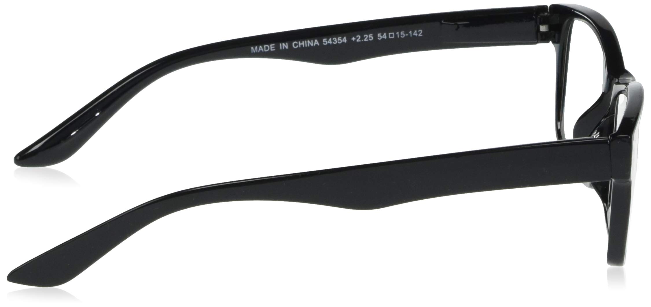 A.J. Morgan Reading Glasses for Men & Women - Rectangular Frame with Clear Vision - Perfect for Reading, Computer Work, and Office Use
