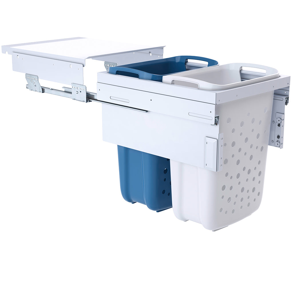 Hailo 45L Laundry Basket with Handles - Foldable, Durable & Lightweight for Laundry Room, Closet, Dorm, or Apartment Storage